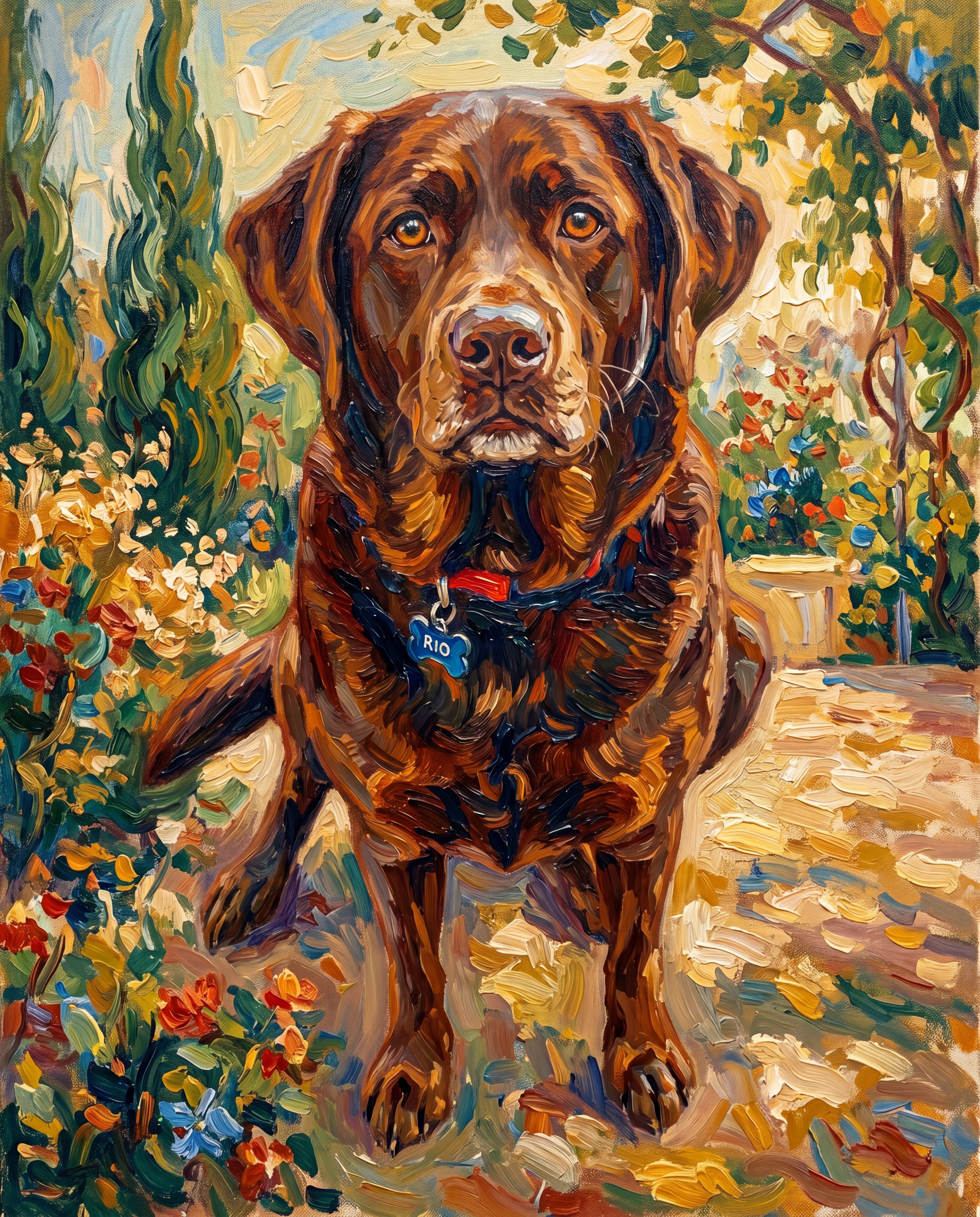 Rio in impressionist style